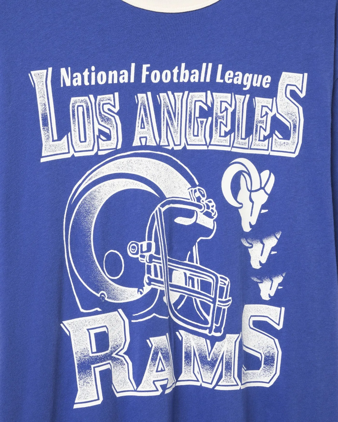 Los Angeles Rams Oversized Ringer Tee sold by Junk Food Clothing product image thumbnail 4