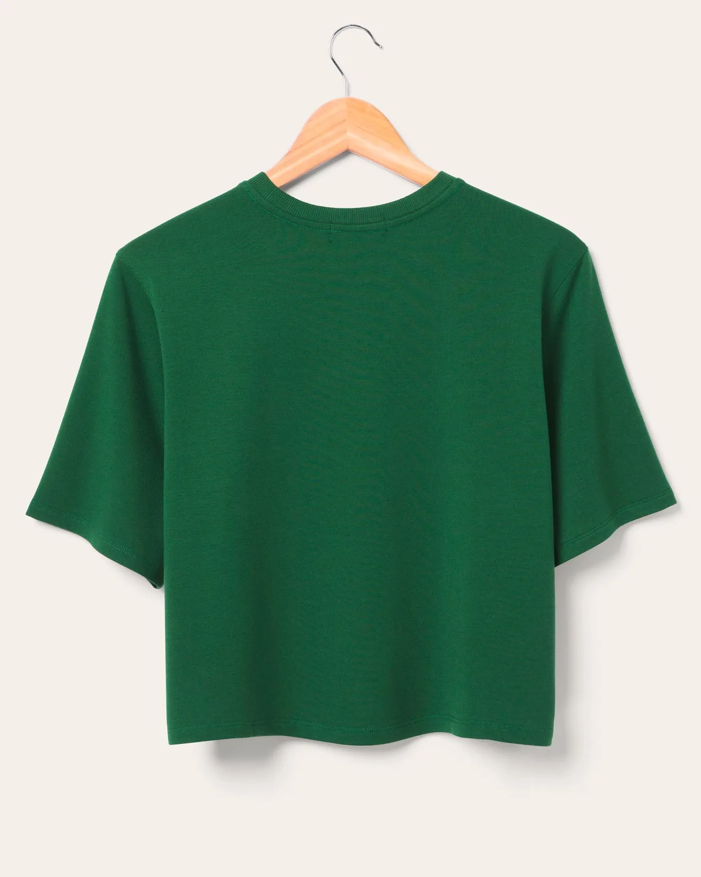 Women's Green Bay Packers Color Block Crop Tee sold by Junk Food Clothing product image thumbnail 4