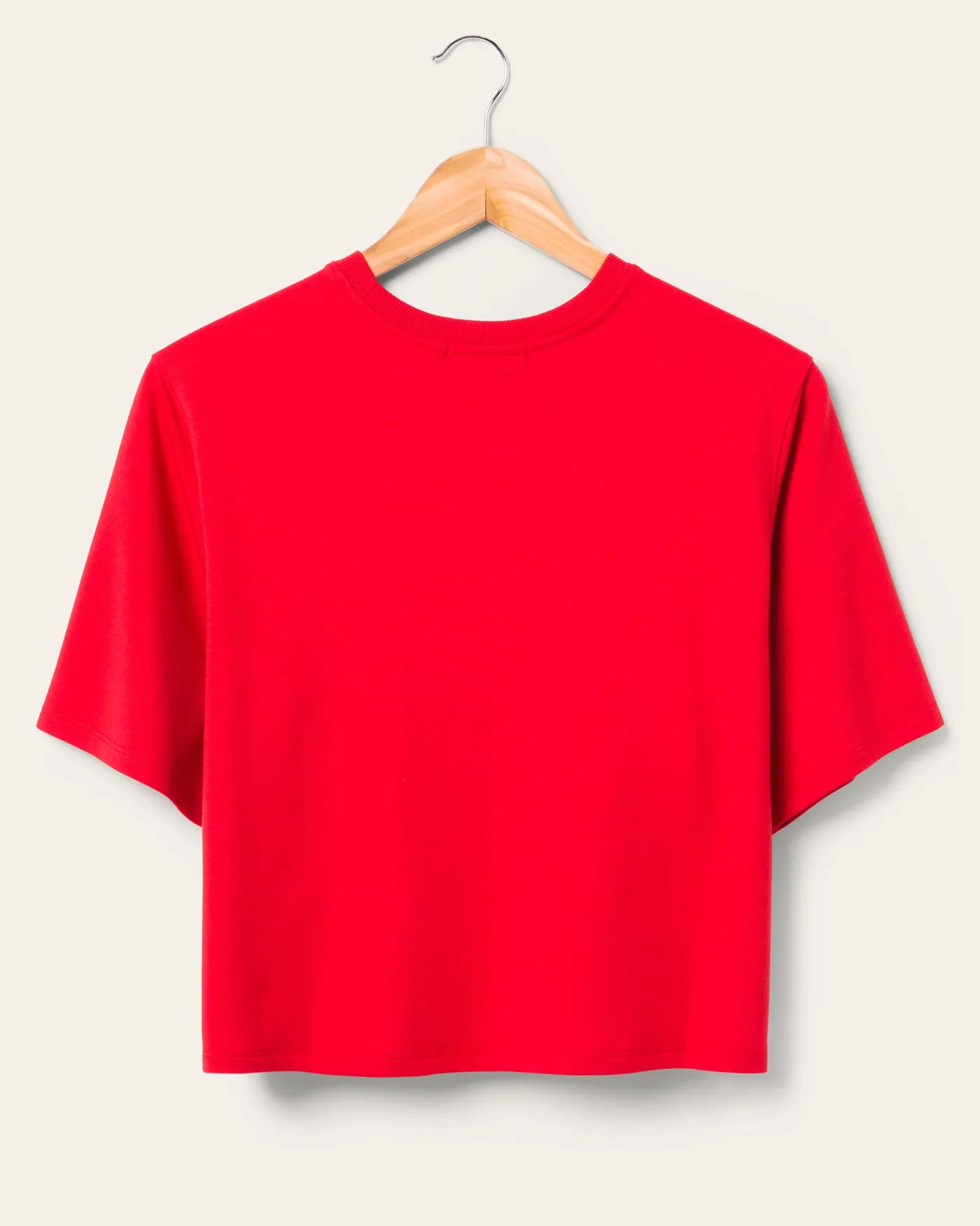 Women's San Francisco 49ers Color Block Crop Tee sold by Junk Food Clothing product image thumbnail 2