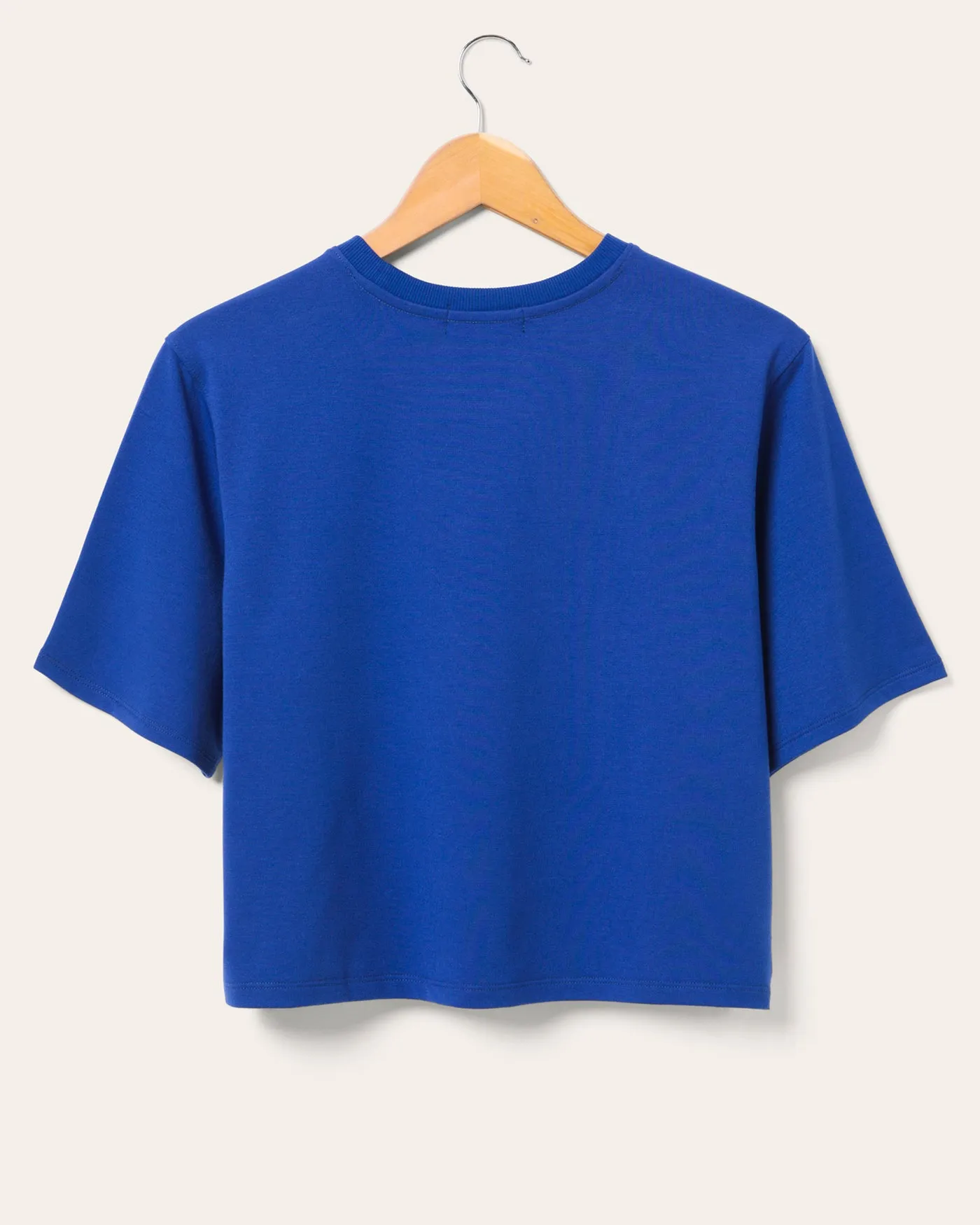 Women's Denver Broncos Color Block Crop Tee sold by Junk Food Clothing product image thumbnail 3