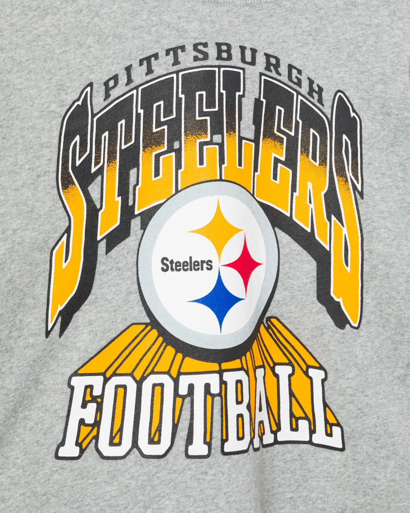 Women's Pittsburgh Steelers Block Crop Hoodie sold by Junk Food Clothing product image thumbnail 3