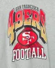 Women's San Francisco 49ers Block Crop Hoodie sold by Junk Food Clothing