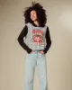 Women's San Francisco 49ers Block Crop Hoodie sold by Junk Food Clothing