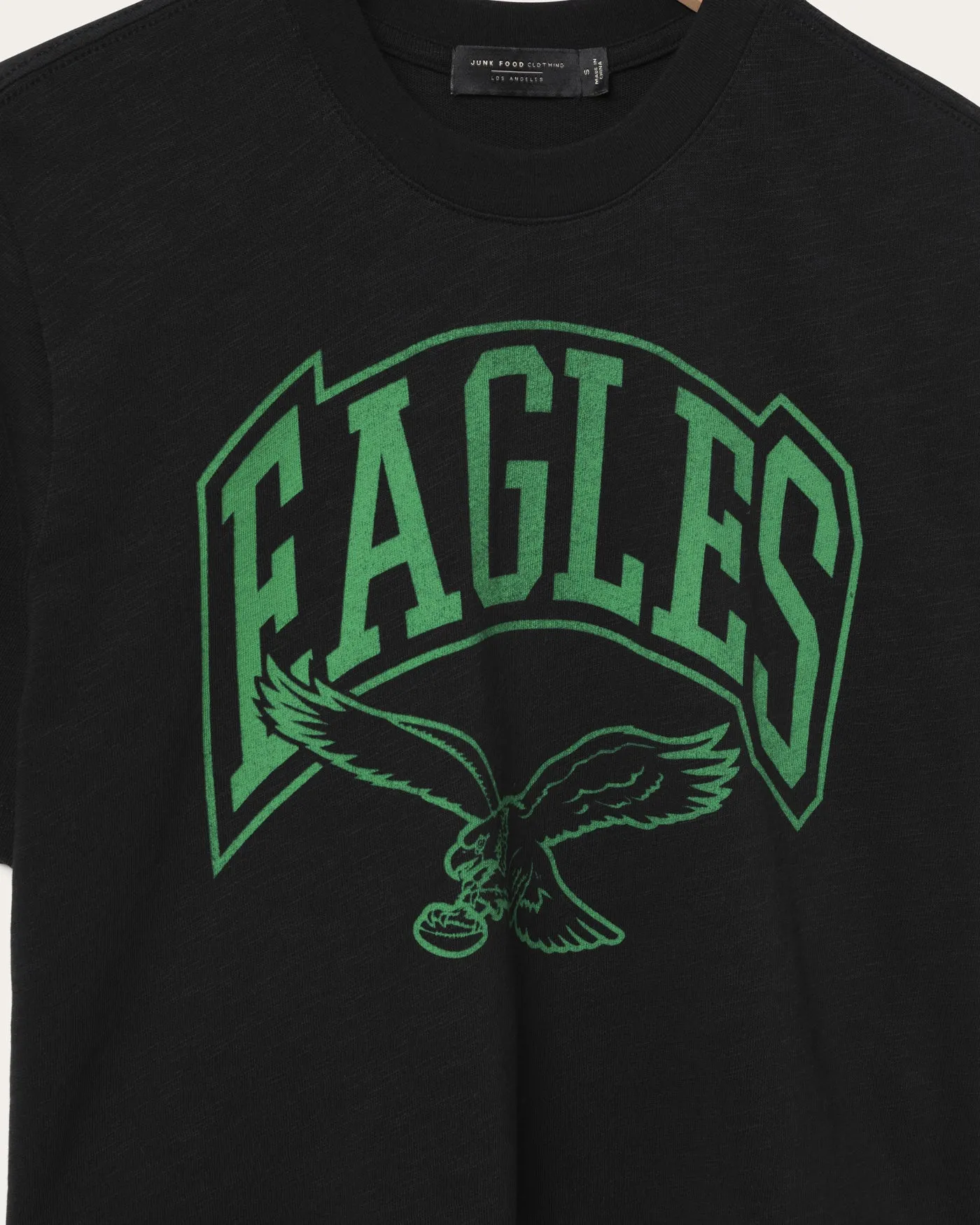 Women's Philadelphia Eagles Blitz Mock Neck Crop Tee sold by Junk Food Clothing product image thumbnail 4