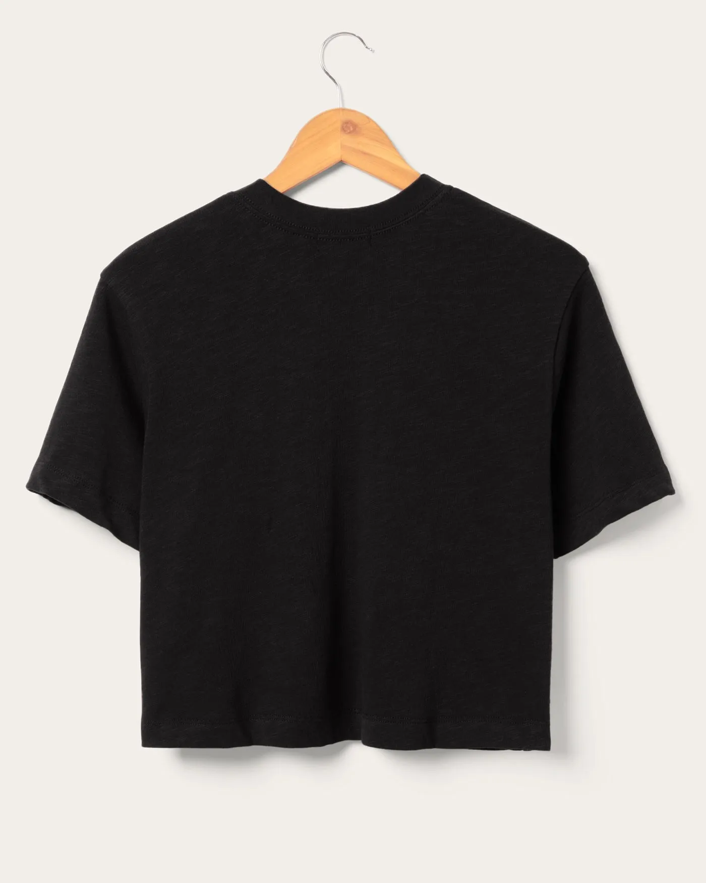 Women's Buffalo Bills Blitz Mock Neck Crop Tee sold by Junk Food Clothing product image thumbnail 2