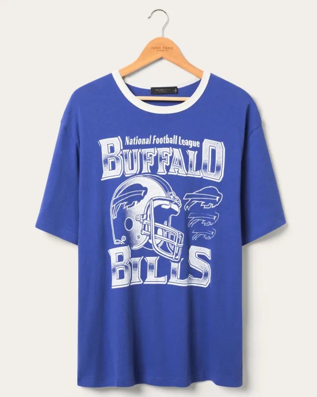 Buffalo Bills Oversized Ringer Tee sold by Junk Food Clothing