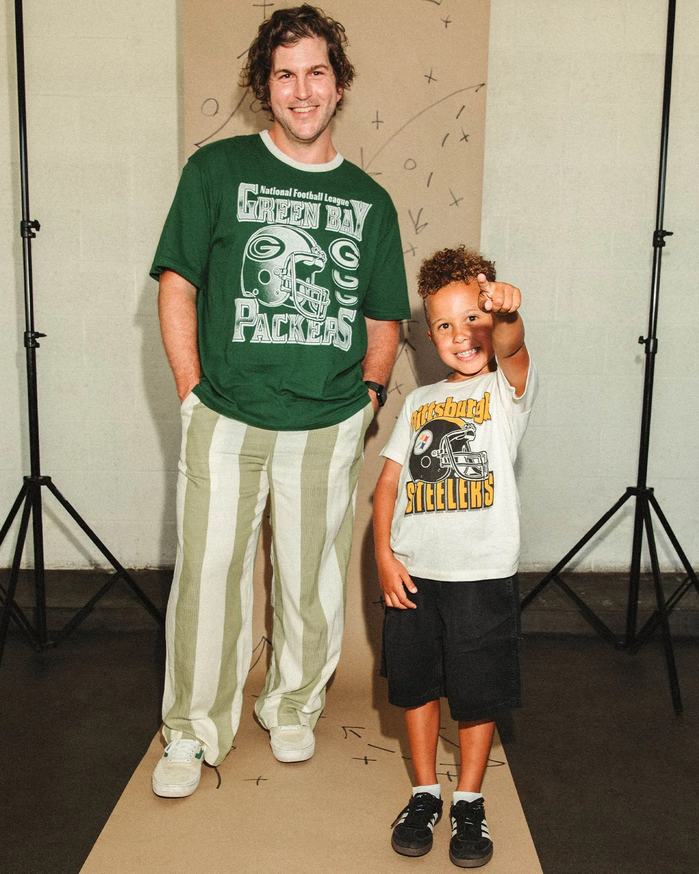 Green Bay Packers Oversized Ringer Tee sold by Junk Food Clothing product image thumbnail 2