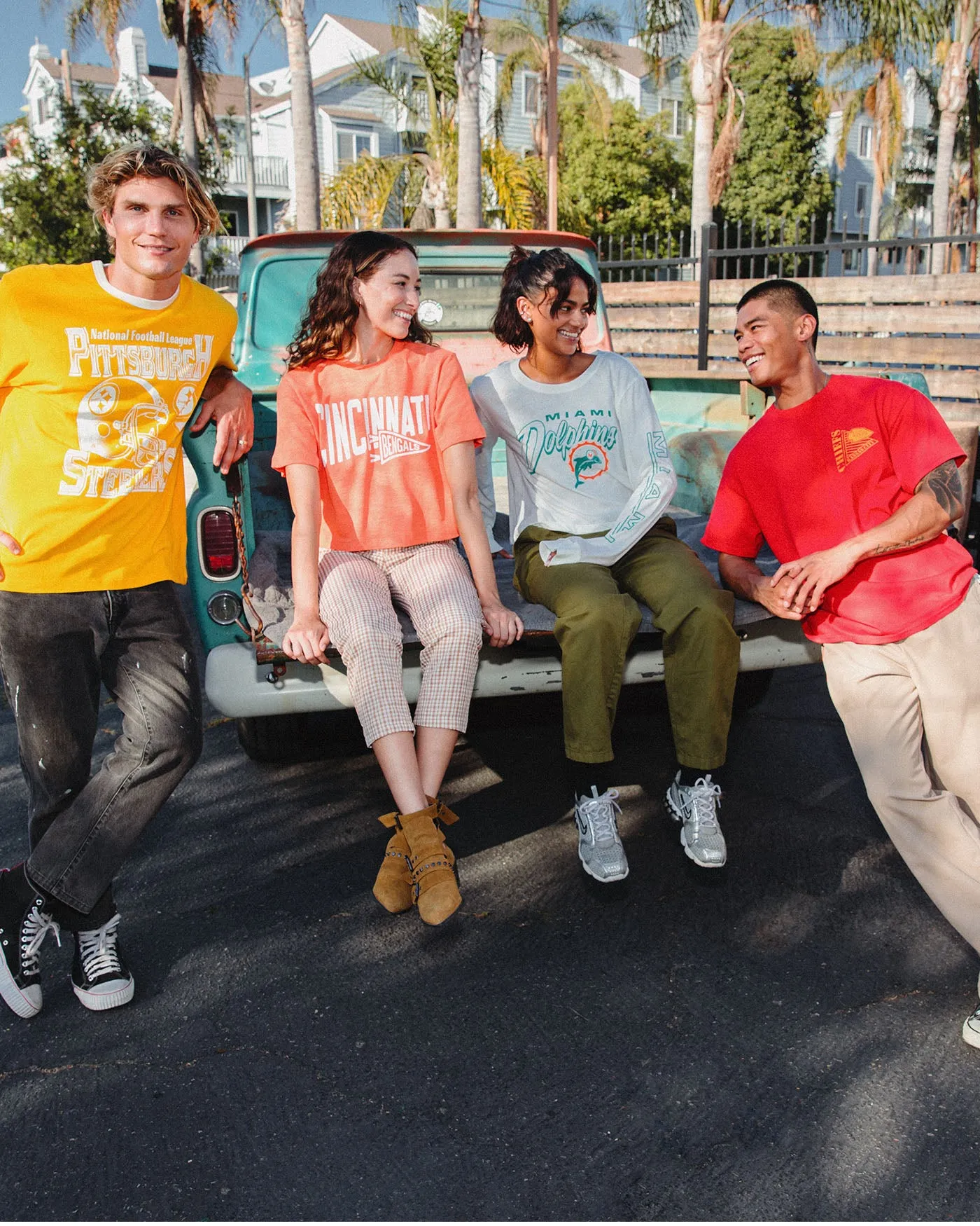 Pittsburgh Steelers Oversized Ringer Tee sold by Junk Food Clothing product image thumbnail 2