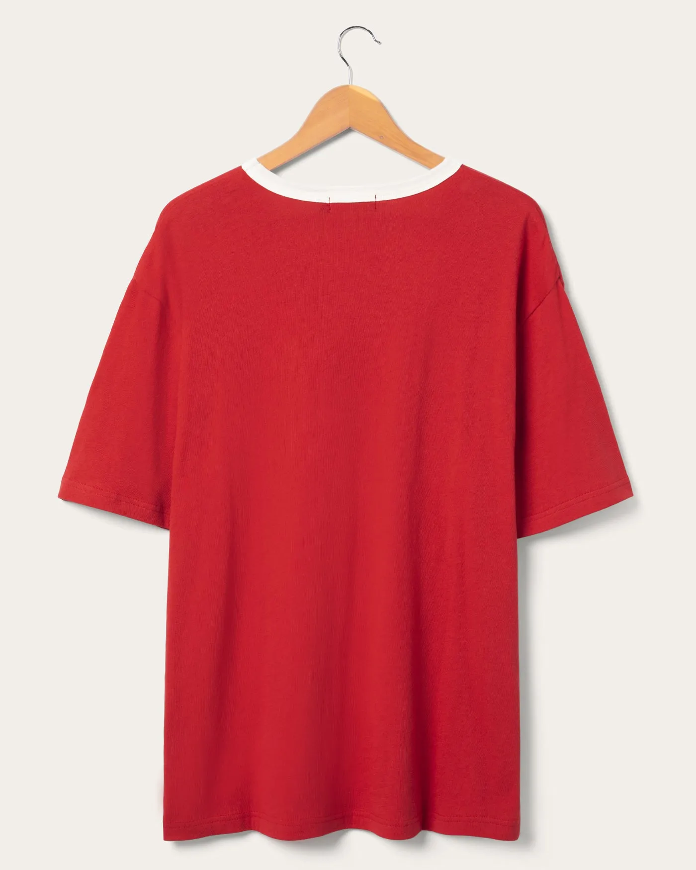 San Francisco 49ers Oversized Ringer Tee sold by Junk Food Clothing product image thumbnail 2