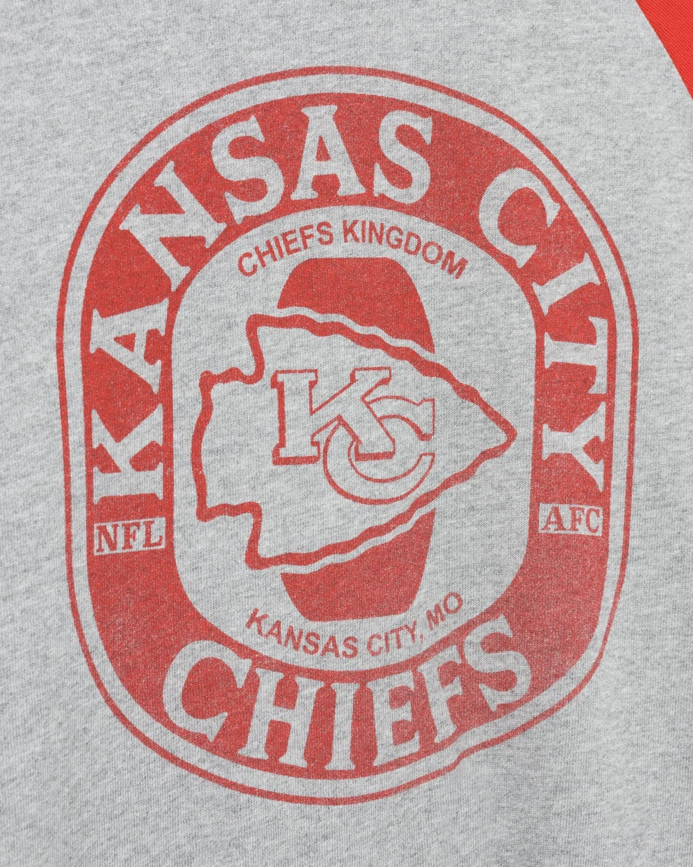 Kansas City Chiefs Elite Raglan sold by Junk Food Clothing product image thumbnail 3