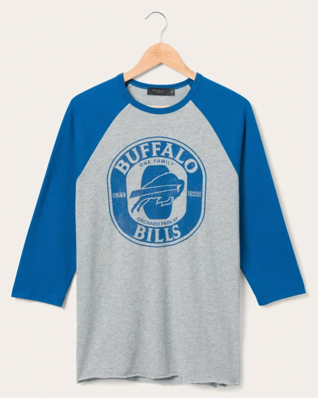 Buffalo Bills Elite Raglan sold by Junk Food Clothing