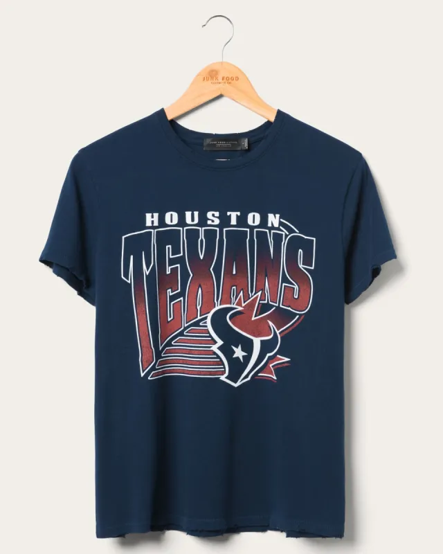 Women's Houston Texans Vintage Tee sold by Junk Food Clothing