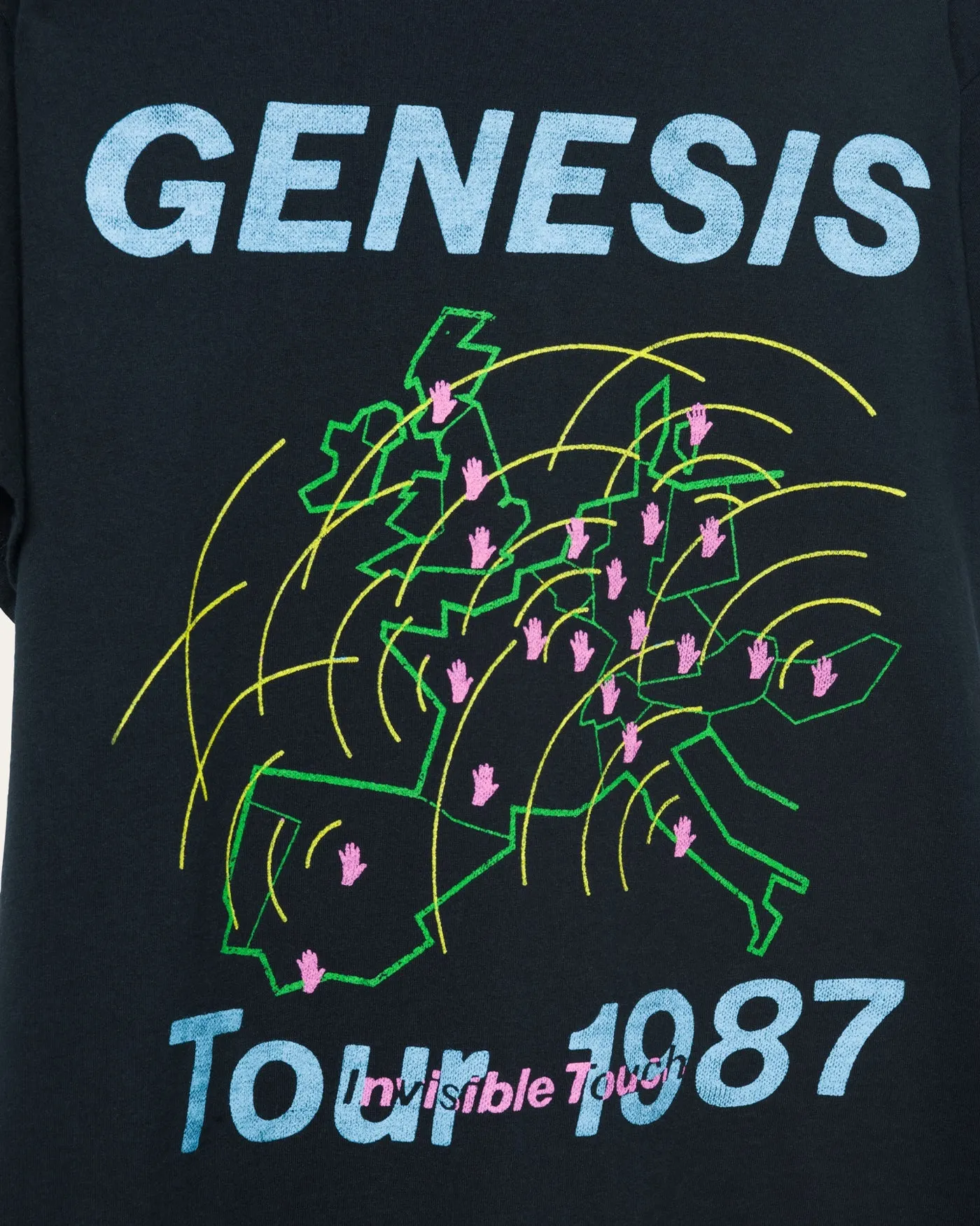 Genesis Invisible Touch Tour 1987 Flea Market Tee sold by Junk Food Clothing product image thumbnail 3