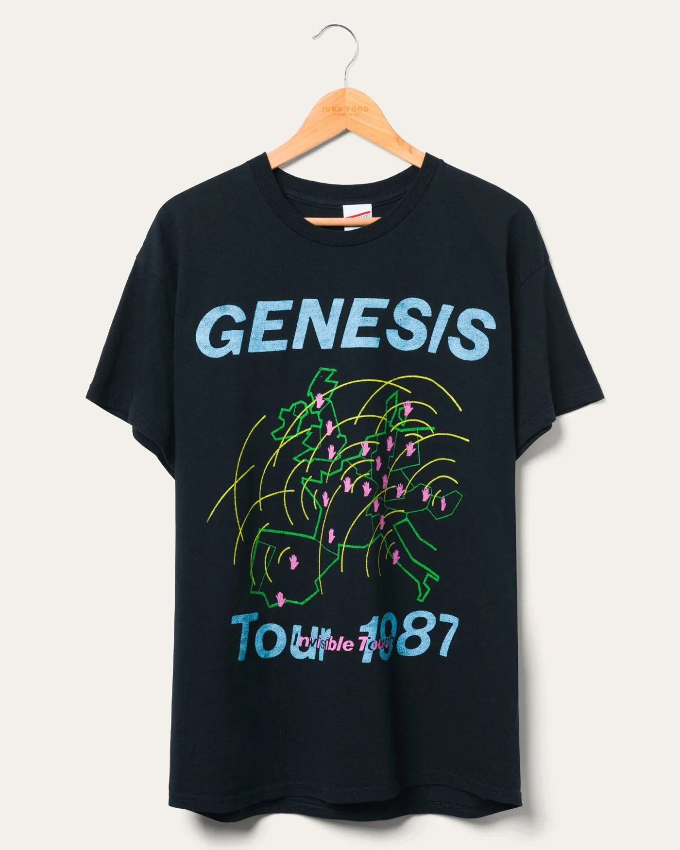Genesis Invisible Touch Tour 1987 Flea Market Tee sold by Junk Food Clothing