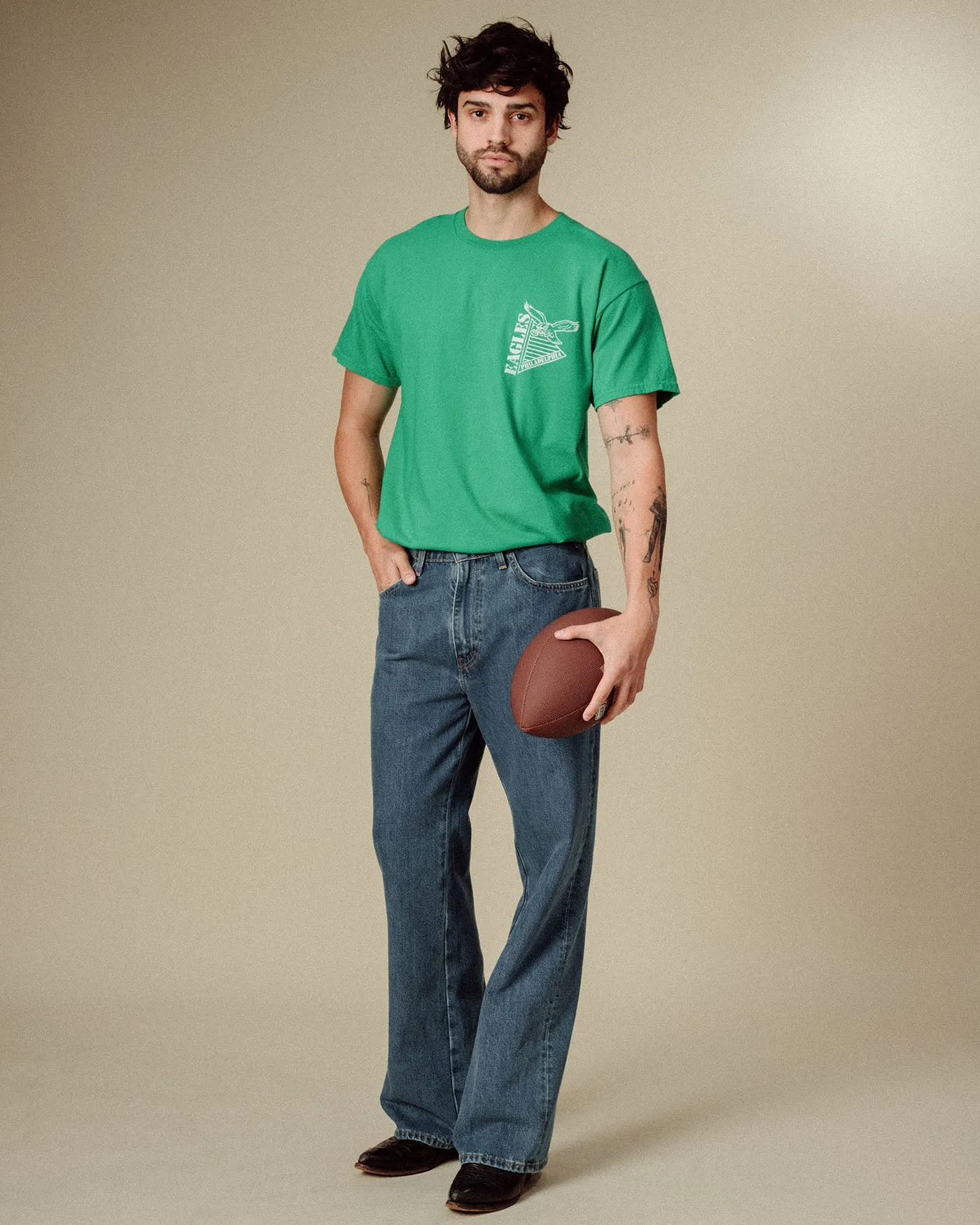 Philadelphia Eagles Drive Tee sold by Junk Food Clothing product image thumbnail 3