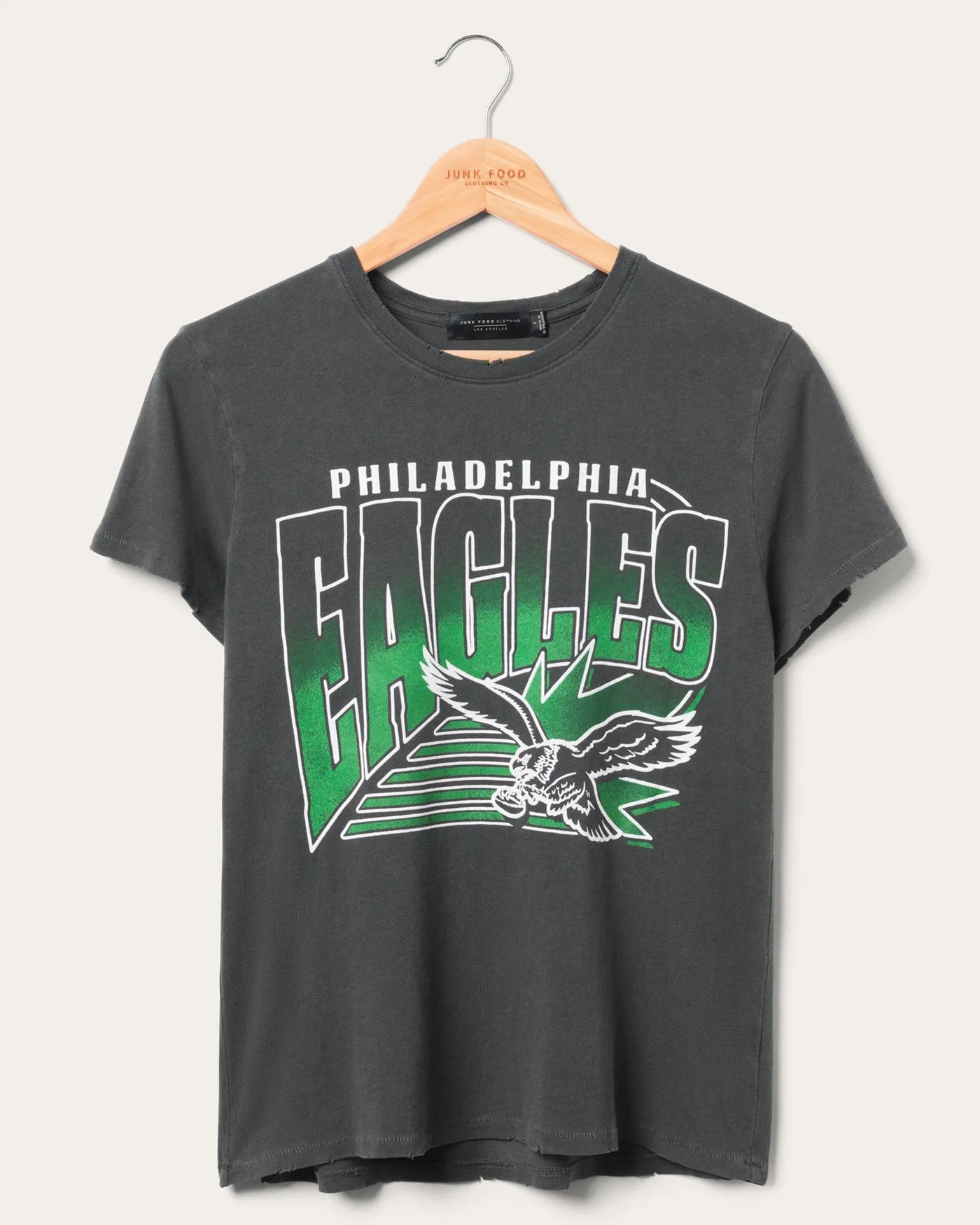 Women's Philadelphia Eagles Vintage Tee sold by Junk Food Clothing