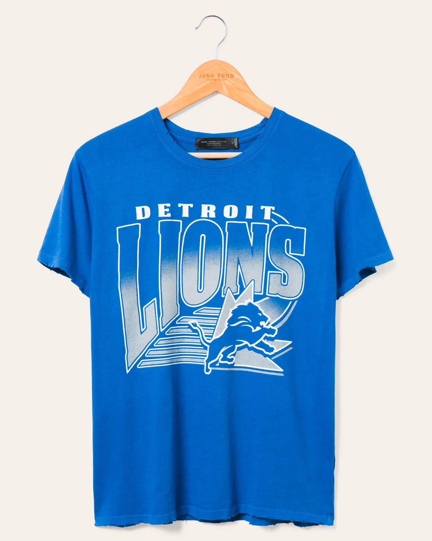 Women's Detroit Lions Vintage Tee sold by Junk Food Clothing