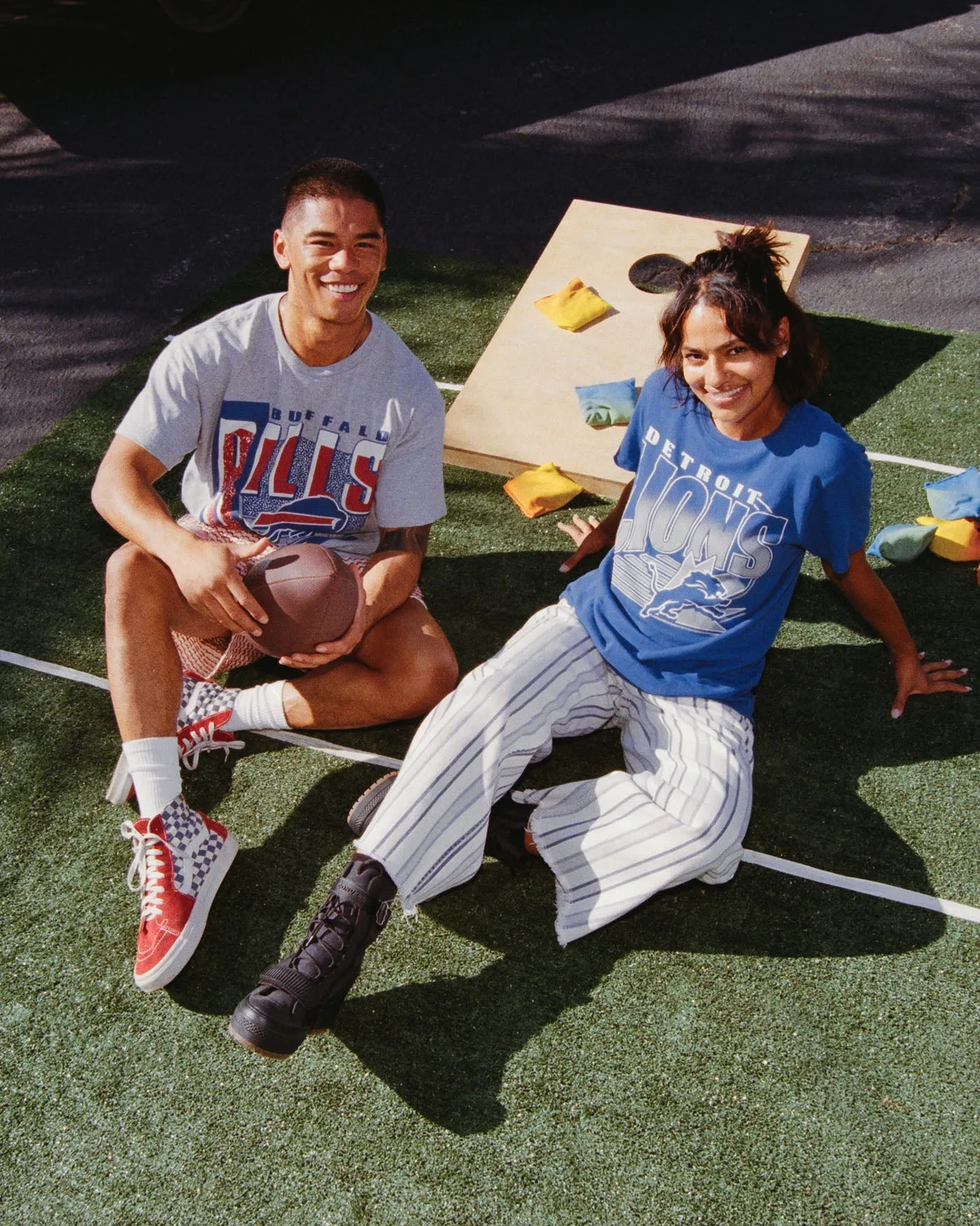 Women's Detroit Lions Vintage Tee sold by Junk Food Clothing product image thumbnail 2