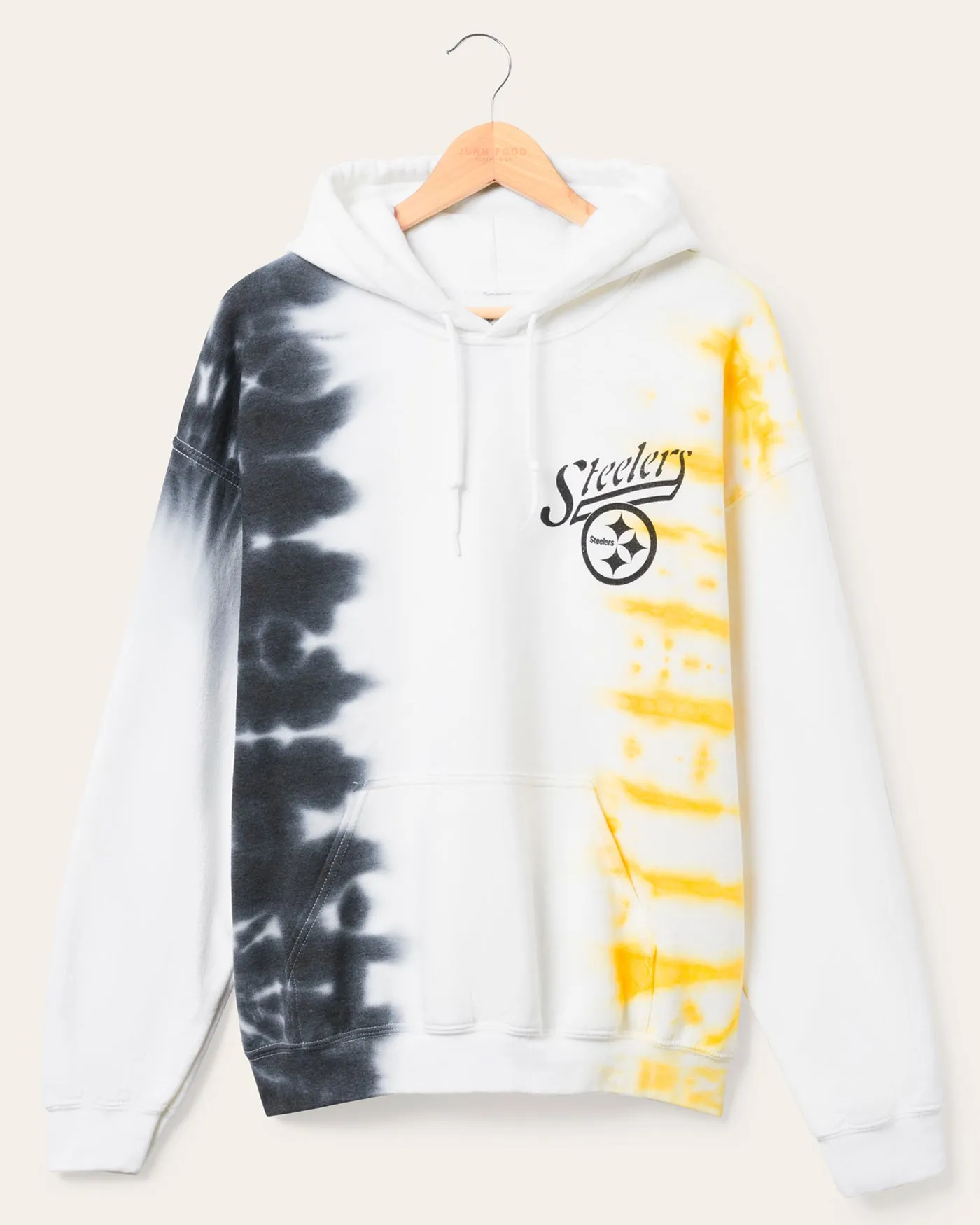 Pittsburgh Steelers Stitch Tie Dye Hoodie sold by Junk Food Clothing