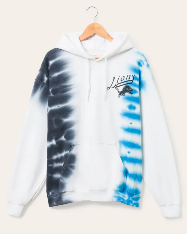 Detroit Lions Stitch Tie Dye Hoodie sold by Junk Food Clothing