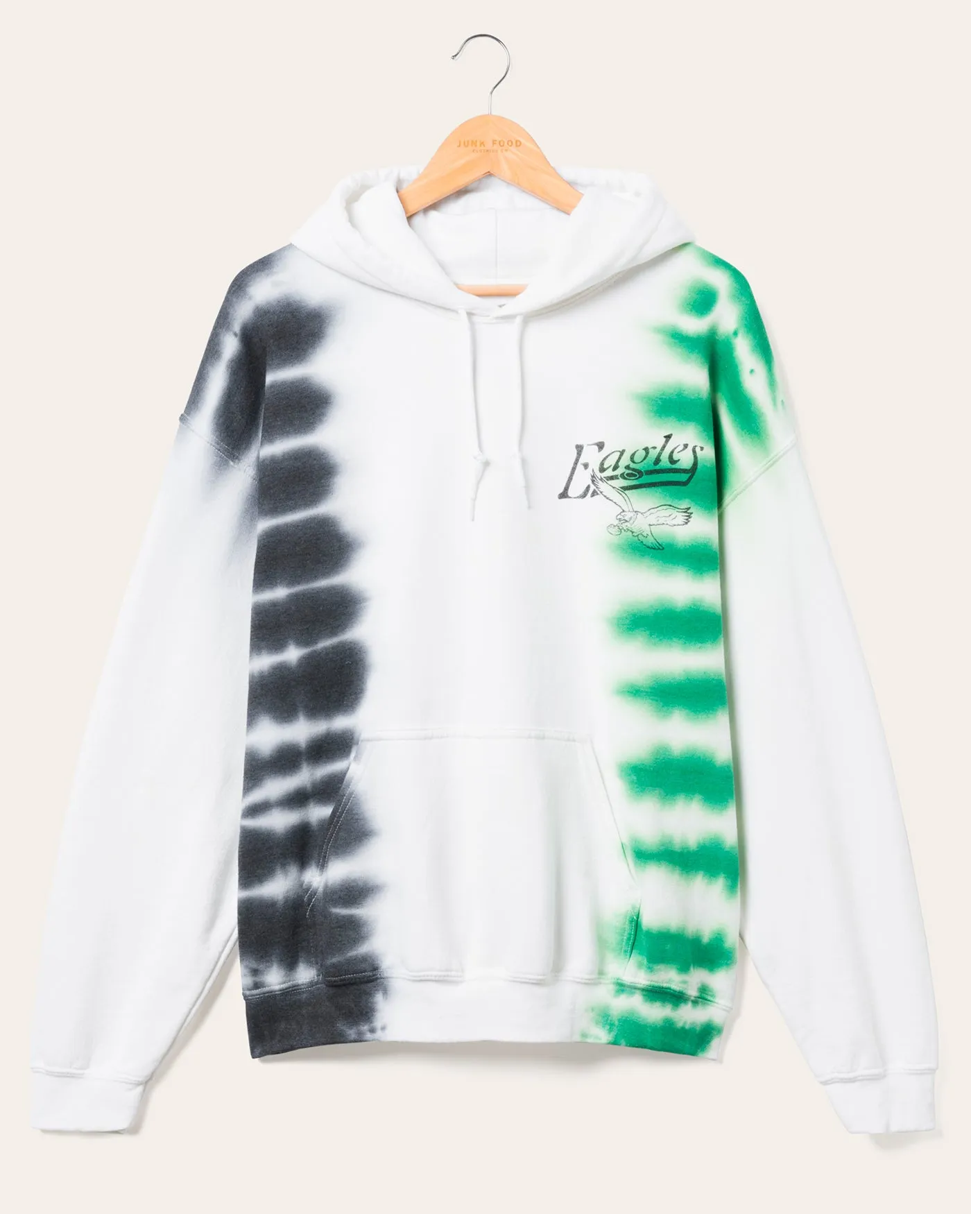 Philadelphia Eagles Stitch Tie Dye Hoodie sold by Junk Food Clothing