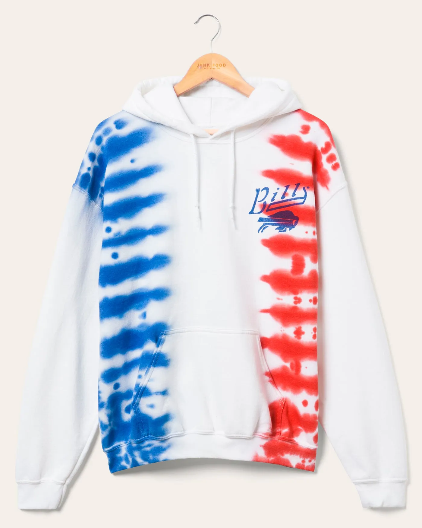 Buffalo Bills Stitch Tie Dye Hoodie sold by Junk Food Clothing