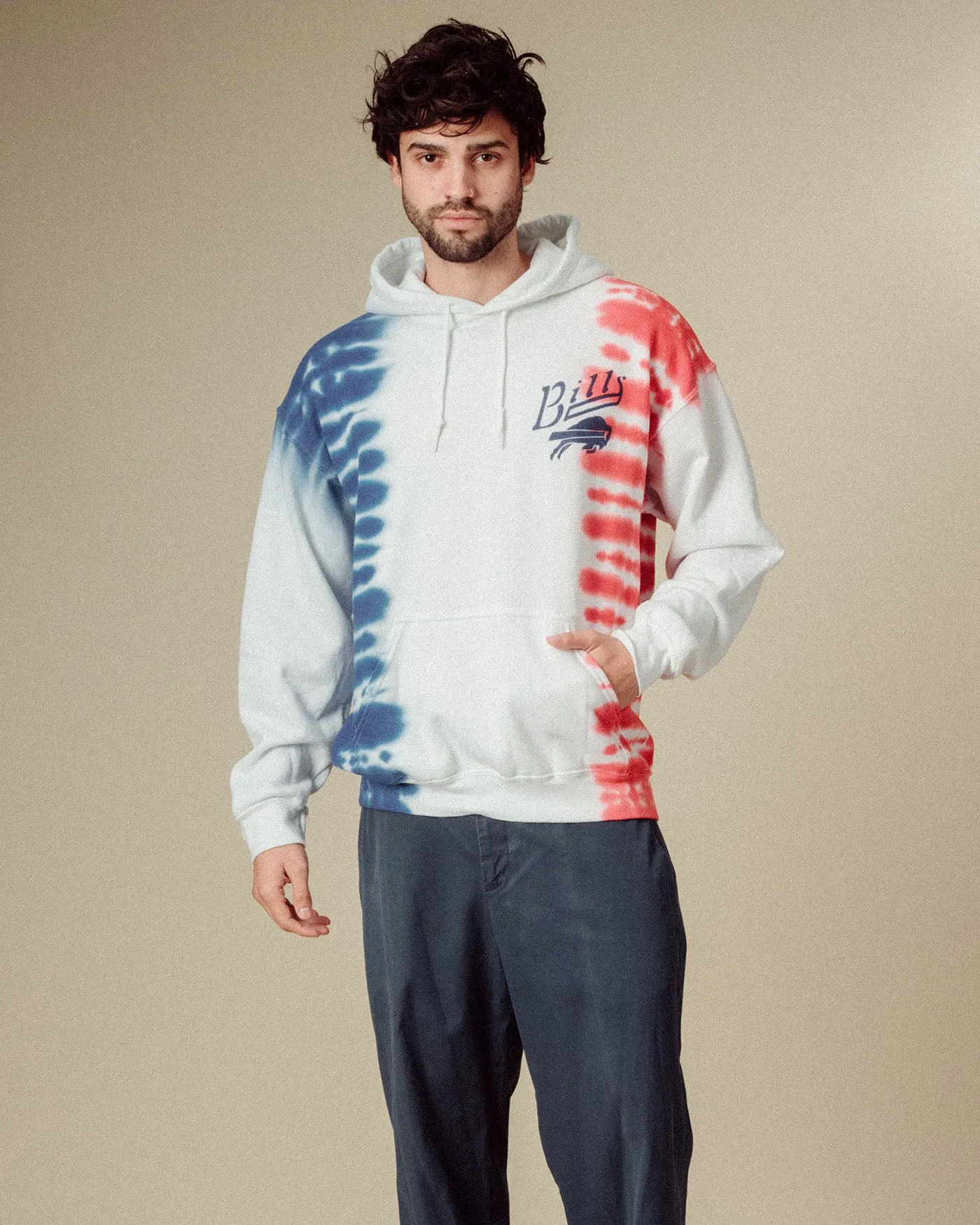 Buffalo Bills Stitch Tie Dye Hoodie sold by Junk Food Clothing product image thumbnail 3