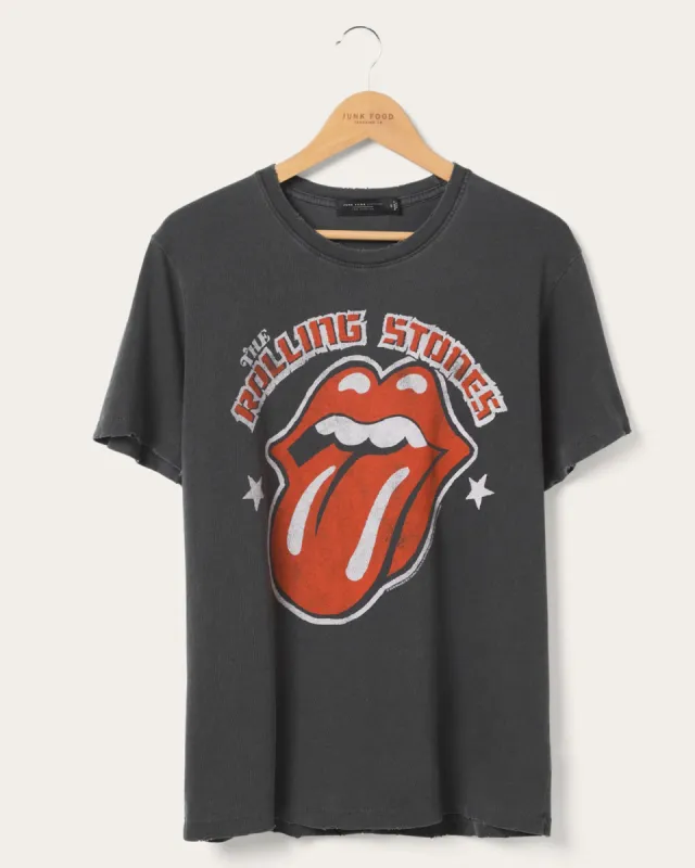 The Rolling Stones Hot Lip Stars Vintage Tee made by Junk Food Clothing