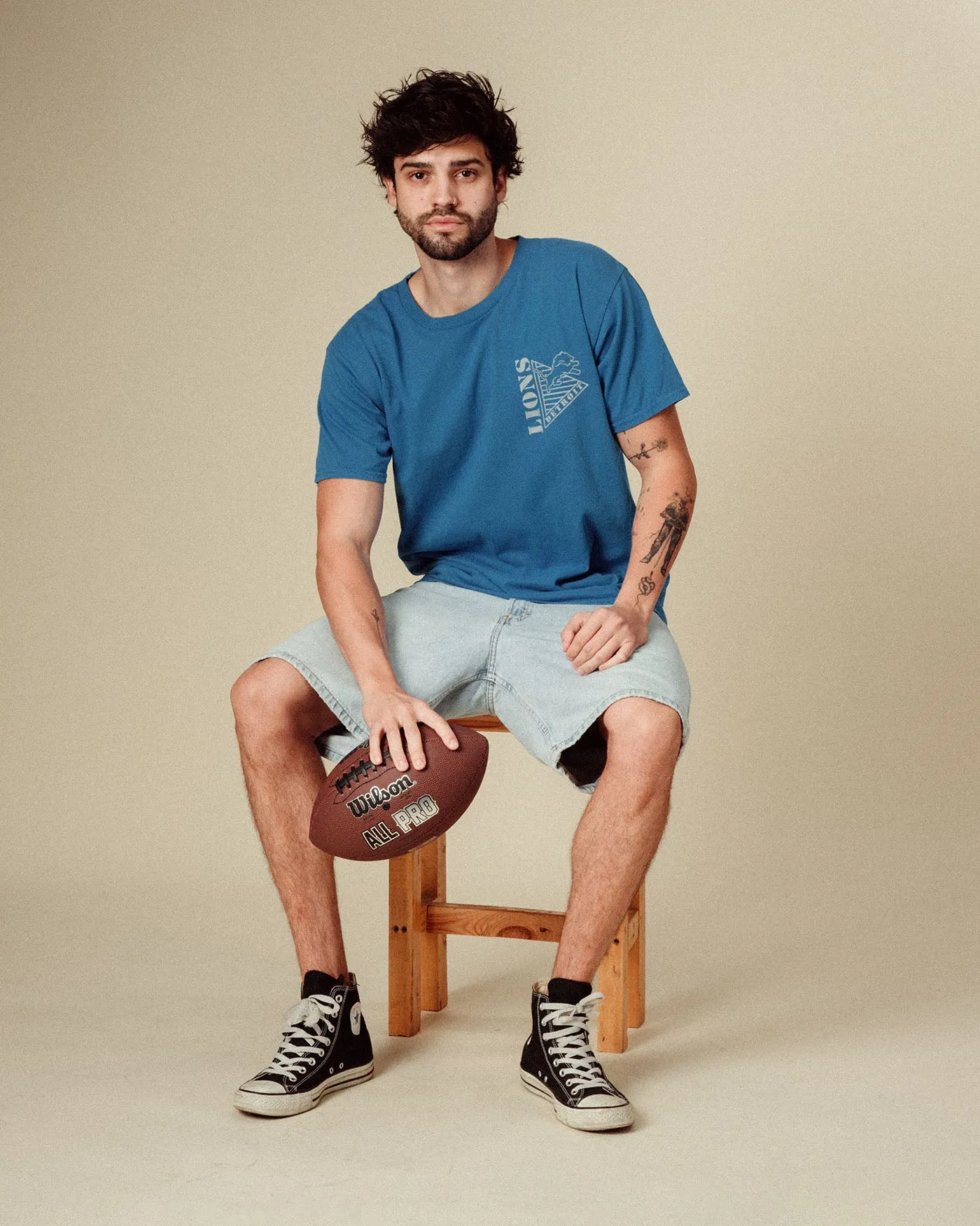 Detroit Lions Drive Tee sold by Junk Food Clothing product image thumbnail 2