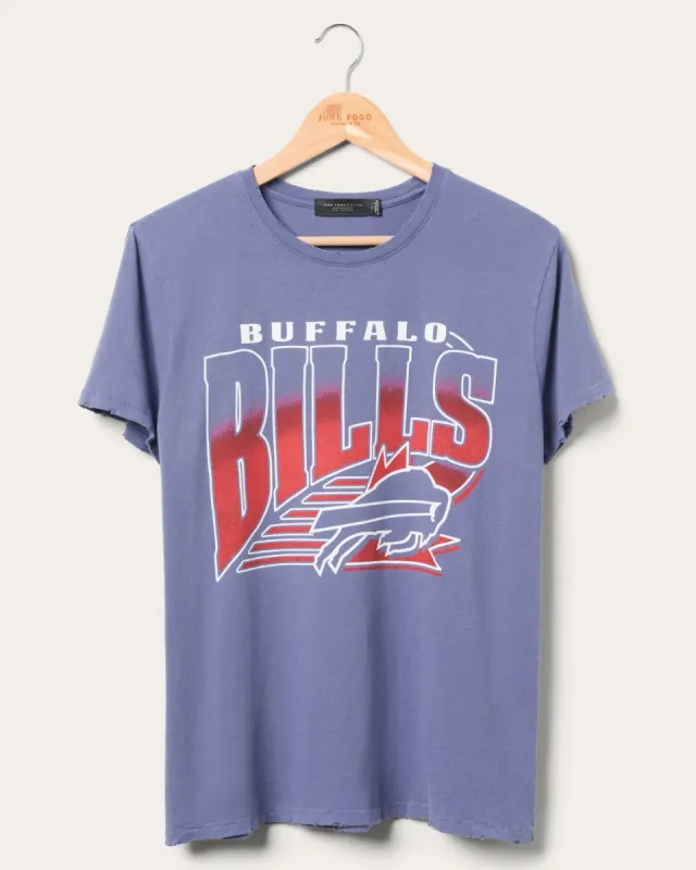 Women's Buffalo Bills Vintage Tee sold by Junk Food Clothing