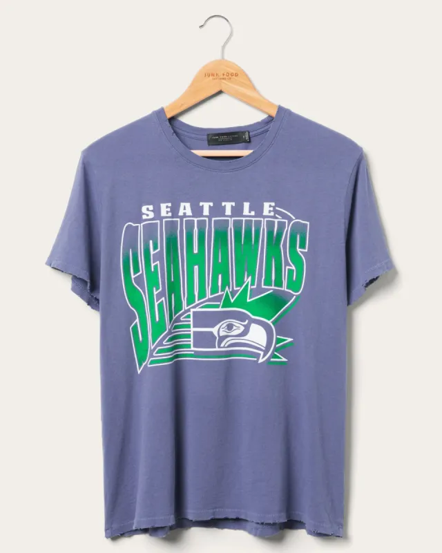 Women's Seattle Seahawks Vintage Tee sold by Junk Food Clothing