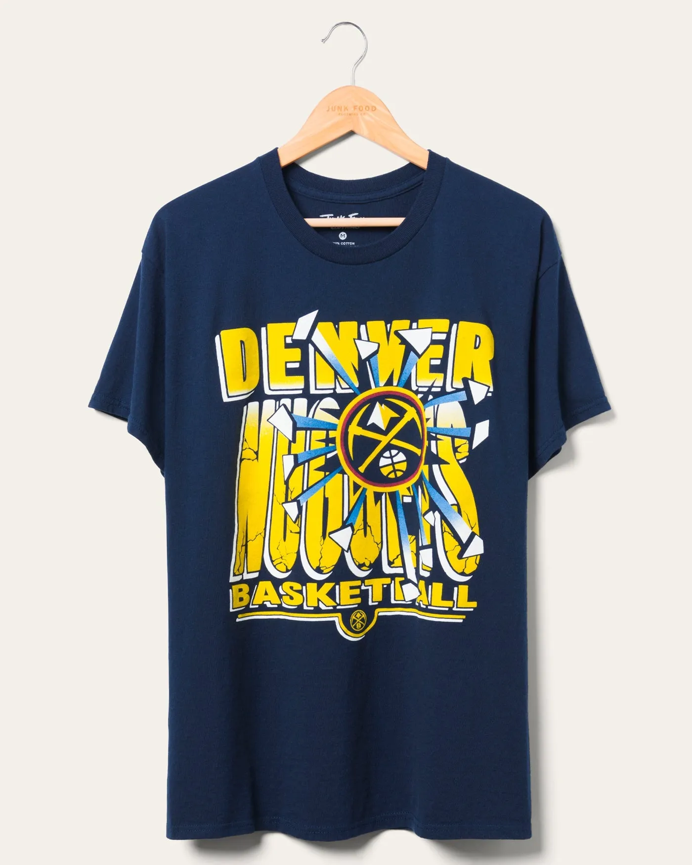 Nuggets Break Through Short Sleeve Tee sold by Junk Food Clothing