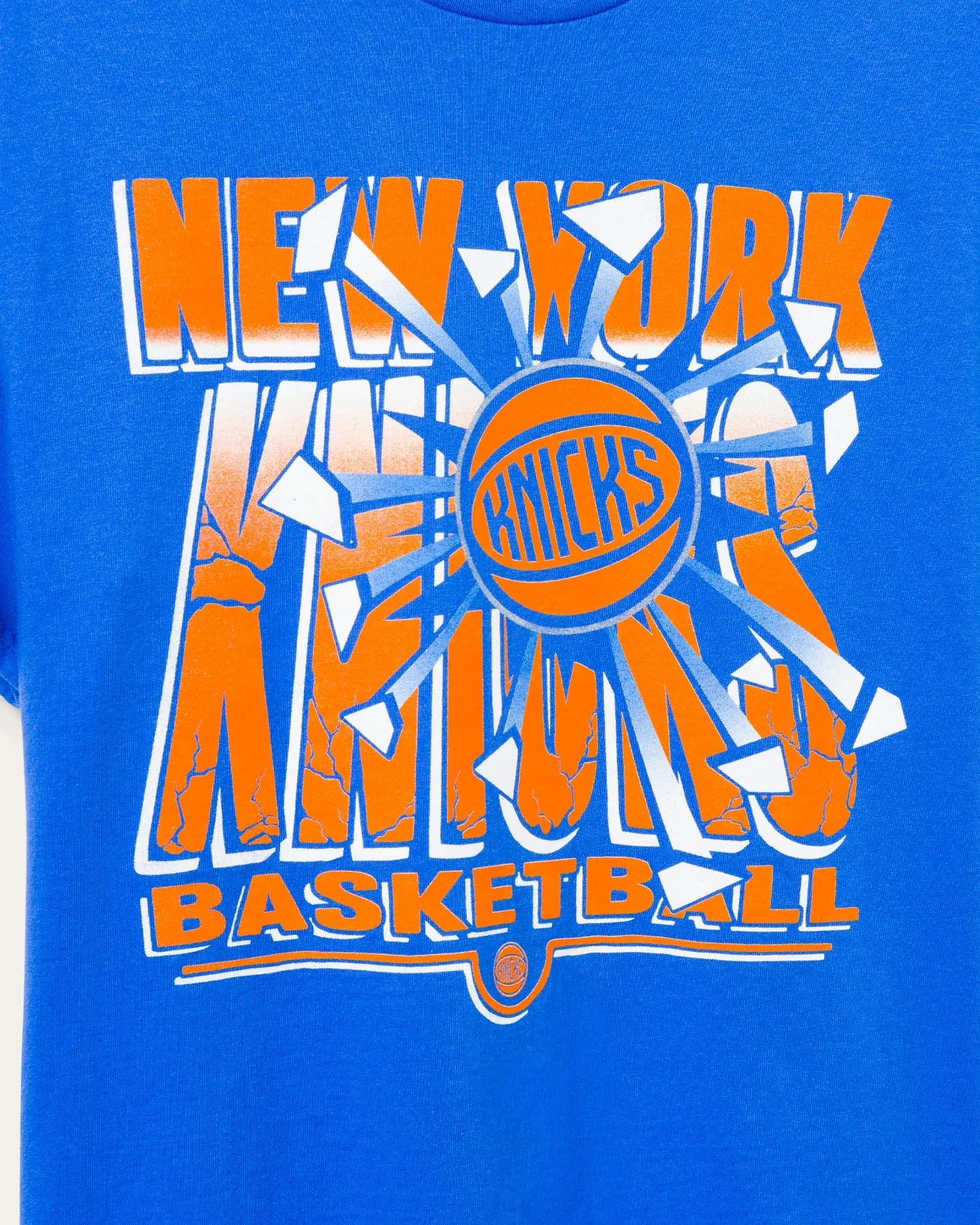 Knicks Break Through Short Sleeve Tee sold by Junk Food Clothing product image thumbnail 3