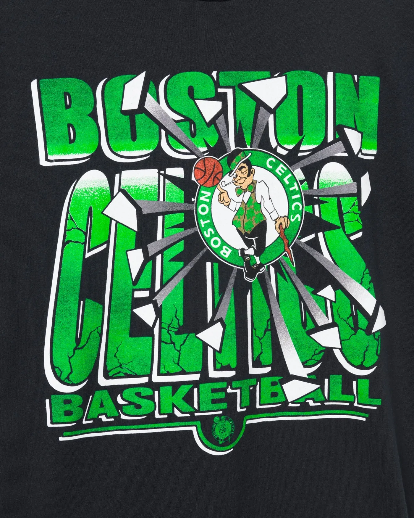 Celtics Break Through Short Sleeve Tee sold by Junk Food Clothing product image thumbnail 3