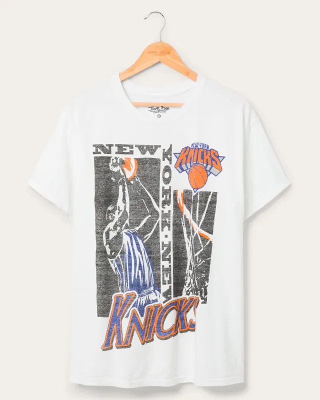 Knicks Jump Shot Short Sleeve Tee sold by Junk Food Clothing