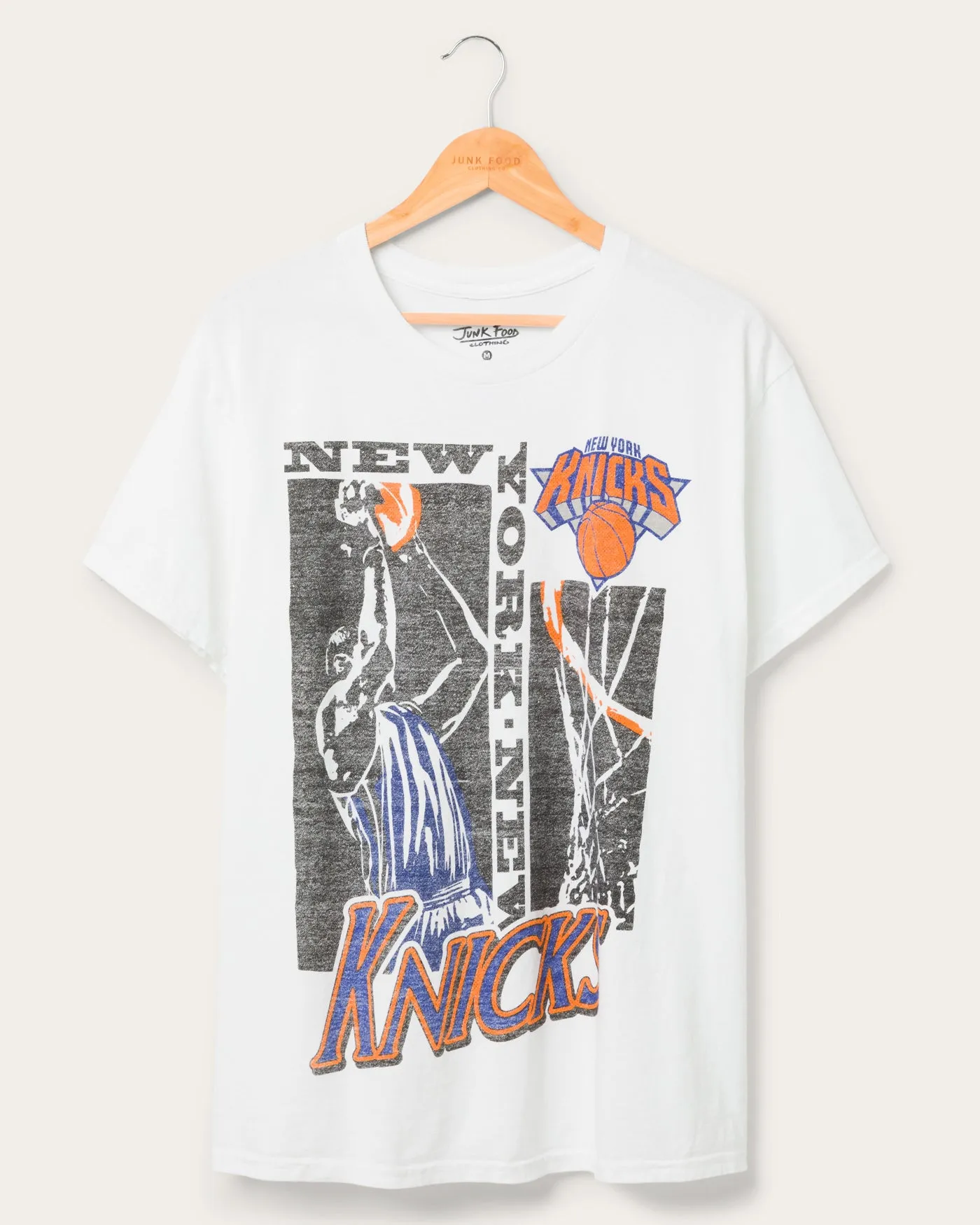 Knicks Jump Shot Short Sleeve Tee sold by Junk Food Clothing