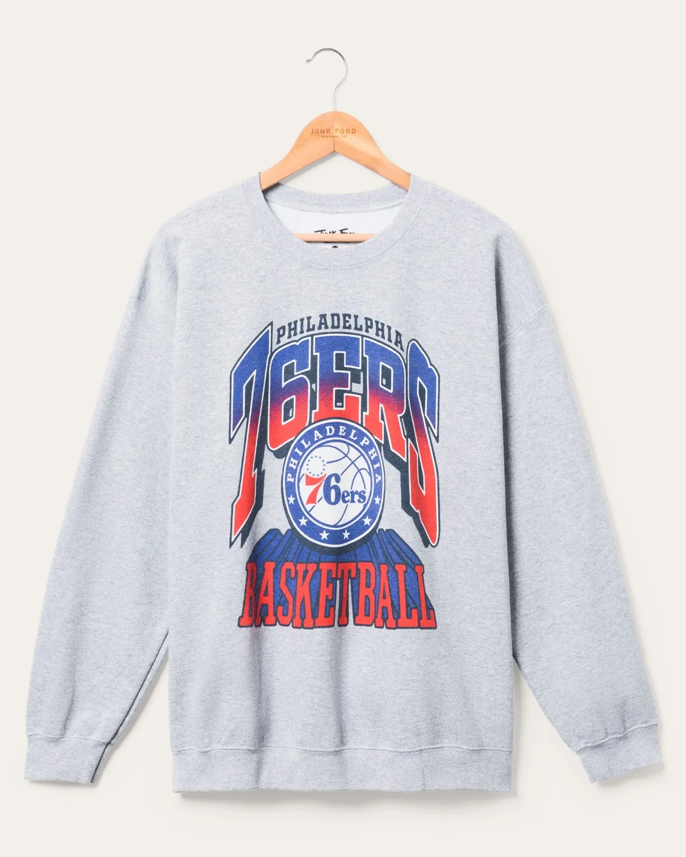 76ers Backcourt Crew Fleece sold by Junk Food Clothing