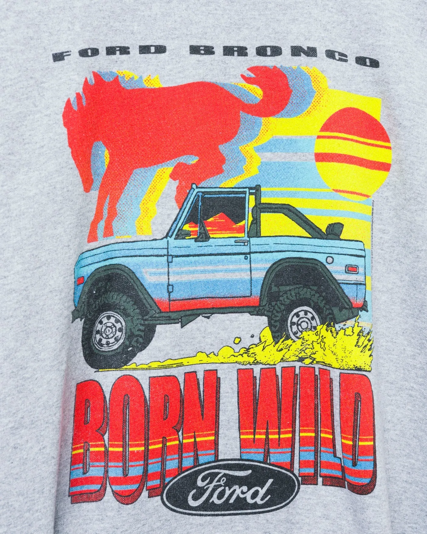 Ford Bronco Born to be Wild Flea Market Fleece sold by Junk Food Clothing product image thumbnail 3