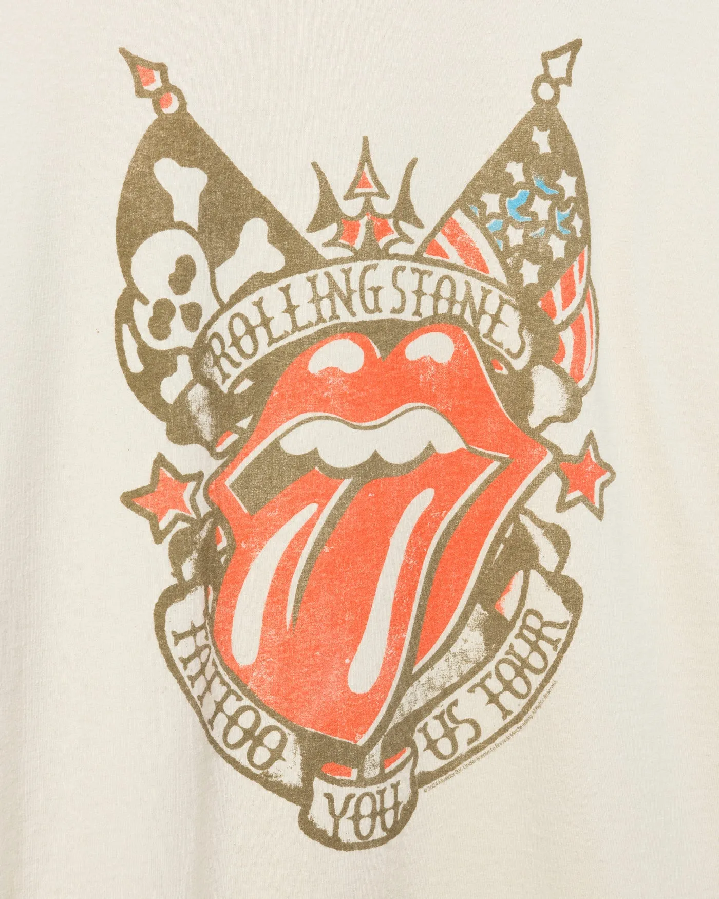 The Rolling Stones Tattoo You US Tour Flea Market Tee sold by Junk Food Clothing product image thumbnail 3