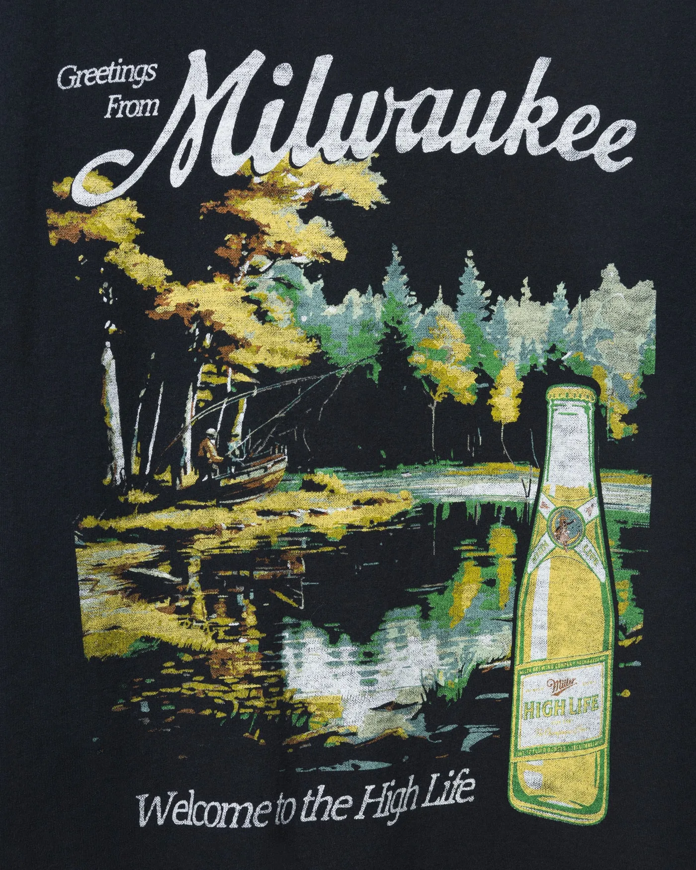 Miller High Life Greetings From Milwaukee Flea Market Tee sold by Junk Food Clothing product image thumbnail 4