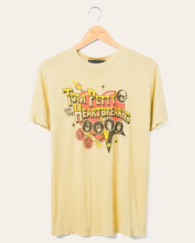 Women's Tom Petty and the Heartbreakers Vintage Tissue Tee sold by Junk Food Clothing