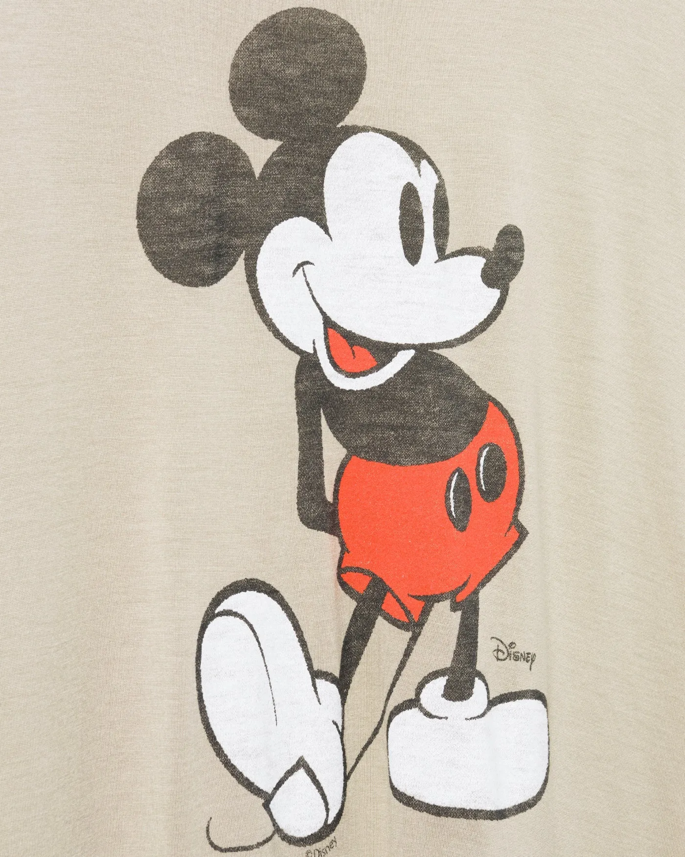 Women's Classic Mickey Vintage Tissue Tee sold by Junk Food Clothing product image thumbnail 3