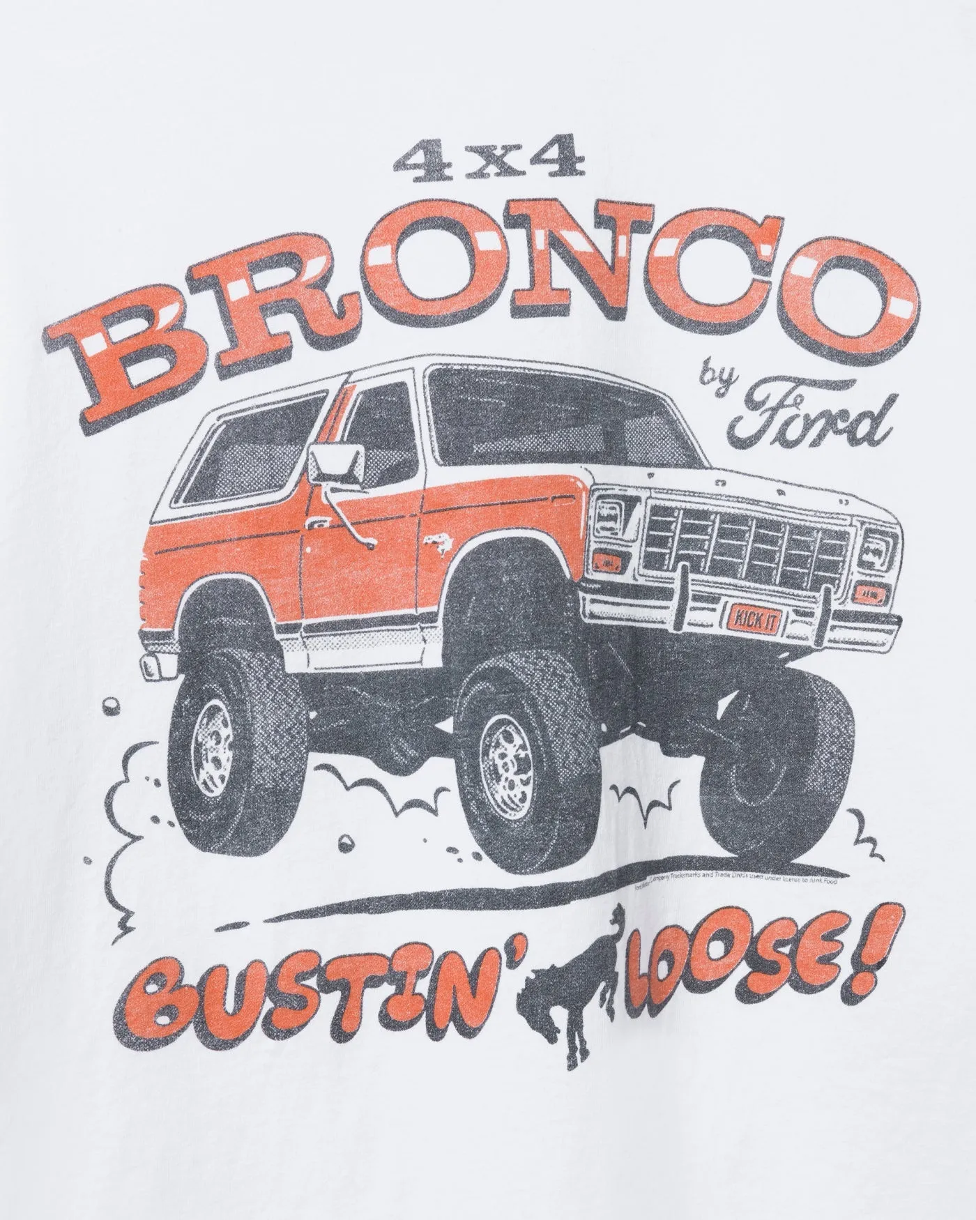 Bronco Bustin' Loose Flea Market Tee sold by Junk Food Clothing product image thumbnail 3
