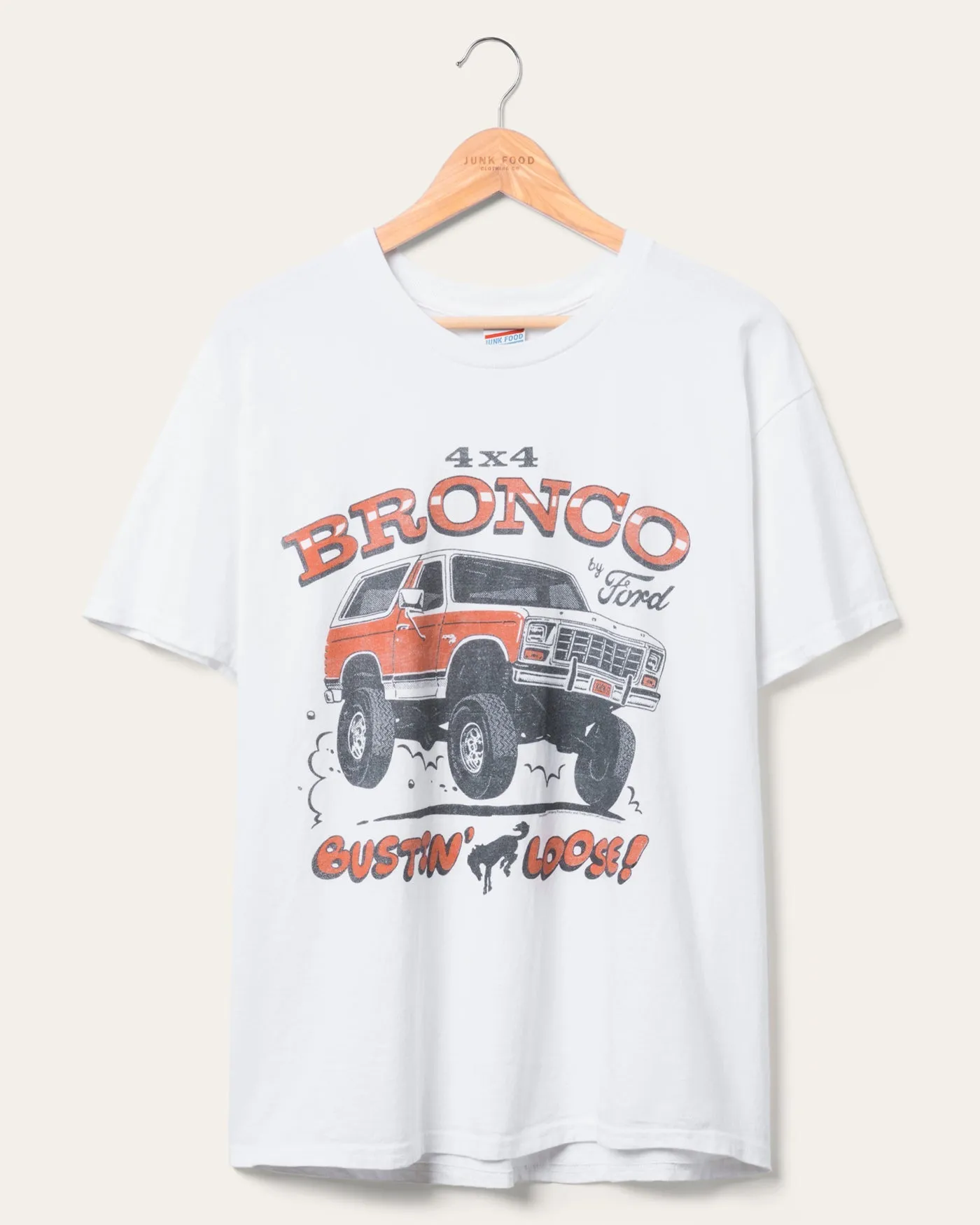 Bronco Bustin' Loose Flea Market Tee sold by Junk Food Clothing