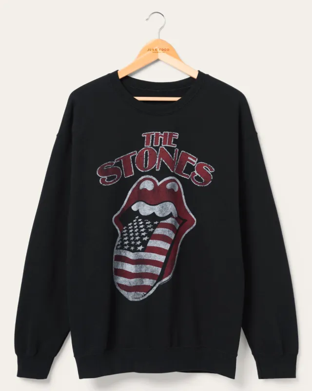 The Rolling Stones North America 1981 Flea Market Fleece sold by Junk Food Clothing