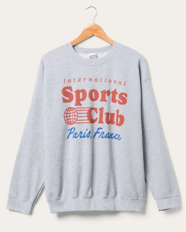 International Sports Club Paris France Flea Market Fleece sold by Junk Food Clothing