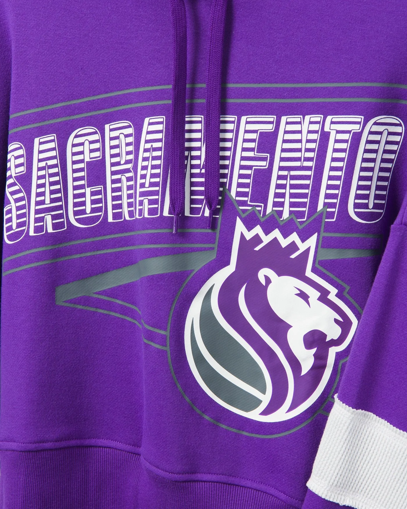 Women's Kings Overtime Striped Fleece Hoodie sold by Junk Food Clothing product image thumbnail 3