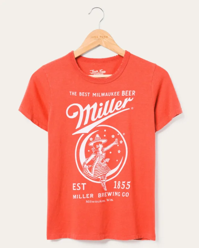 Women's Miller The Best Milwaukee Beer Original Tee sold by Junk Food Clothing
