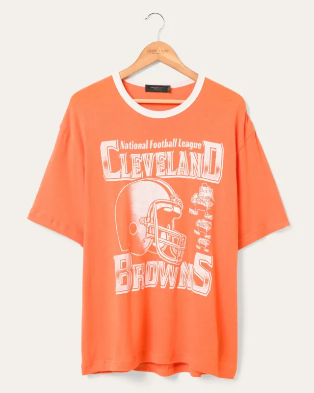 Cleveland Browns Oversized Ringer sold by Junk Food Clothing