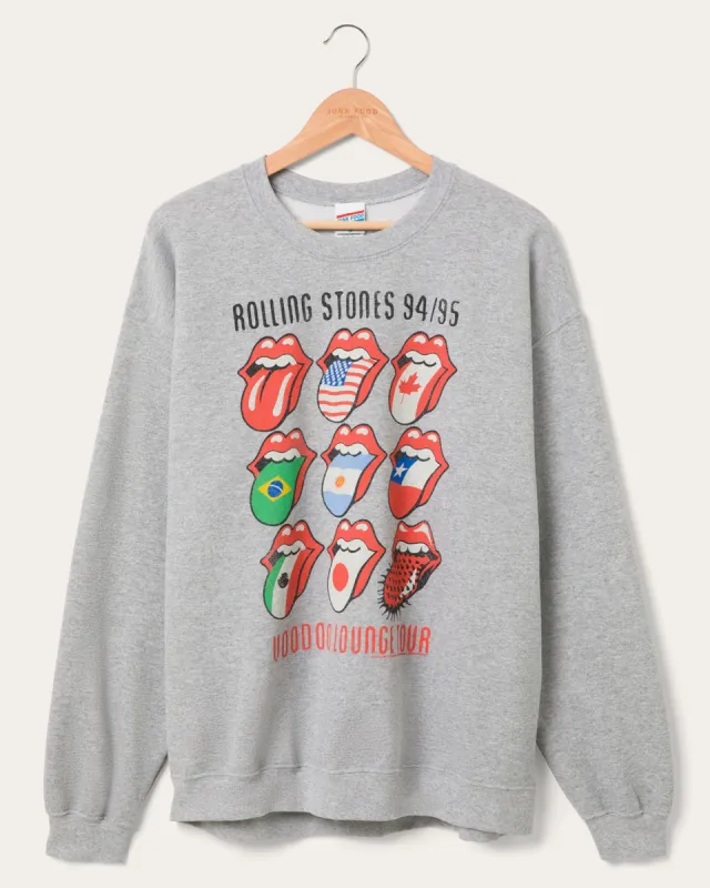 Rolling Stones Voodoo Lounge Tour Flea Market Fleece sold by Junk Food Clothing